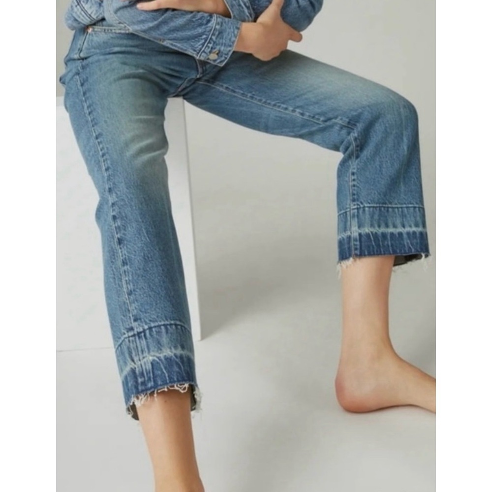 Lucky Brand 90s Loose Stretch High Rise Cropped Jean Capris | Size 6 (28)